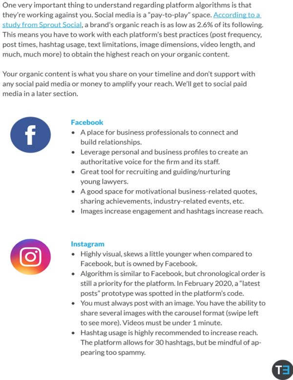 Social Media Law Firm Guide