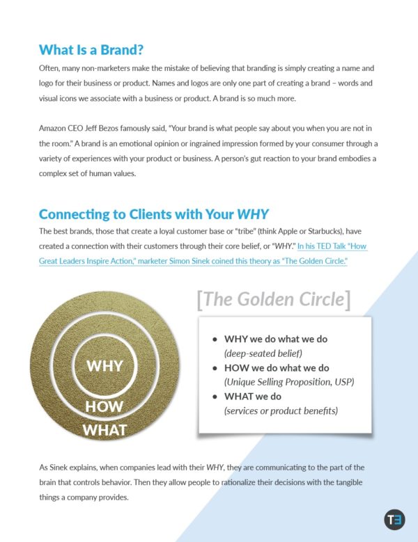The Golden Circle for connecting with clients through branding