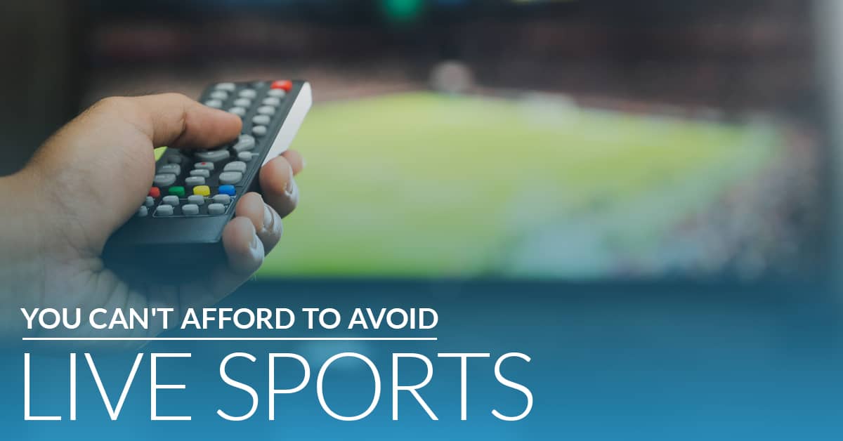 You can't afford to avoid live sports | Twelve Three Media