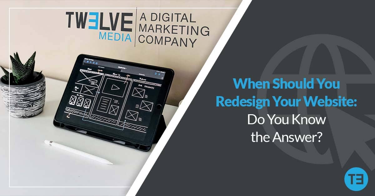 when should you redesign your website: do you know the answer?