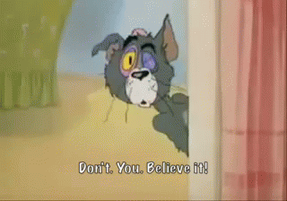"Don't you believe it." – Tom the Cat