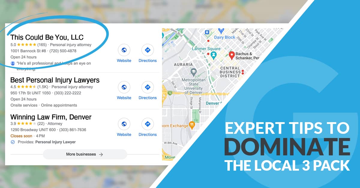 Expert tips to dominate the Local 3 Pack | Twelve Three Media