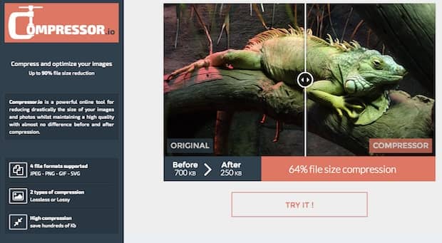 Compressing the size of an image for SEO with Compressor.io | Twelve Three Media