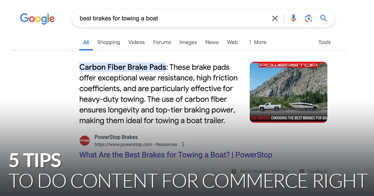 5 tips to do content for commerce right | Twelve Three Media