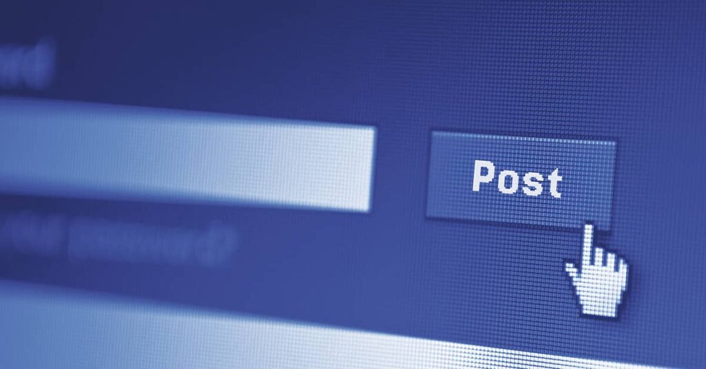 Post button with cursor. | Twelve Three Media